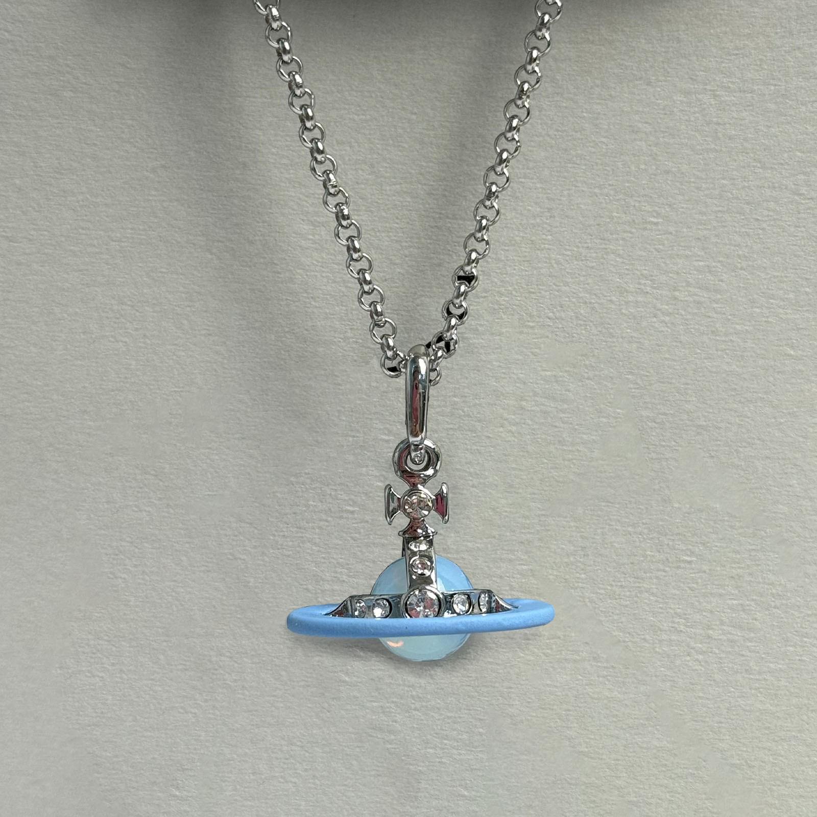 

Ожерелье «Сфера Сатурна» 3D - Элегантная, универсальная, высококлассная цепочка для свитера