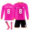 Personalised Shirts Kit Mens Girls With Name Number Custom Football Jerseys For Boys Training Suit