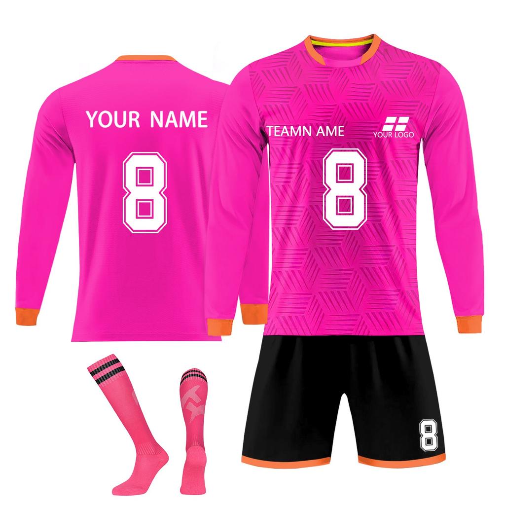 Personalised Shirts Kit Mens Girls With Name Number Custom Football Jerseys For Boys Training Suit