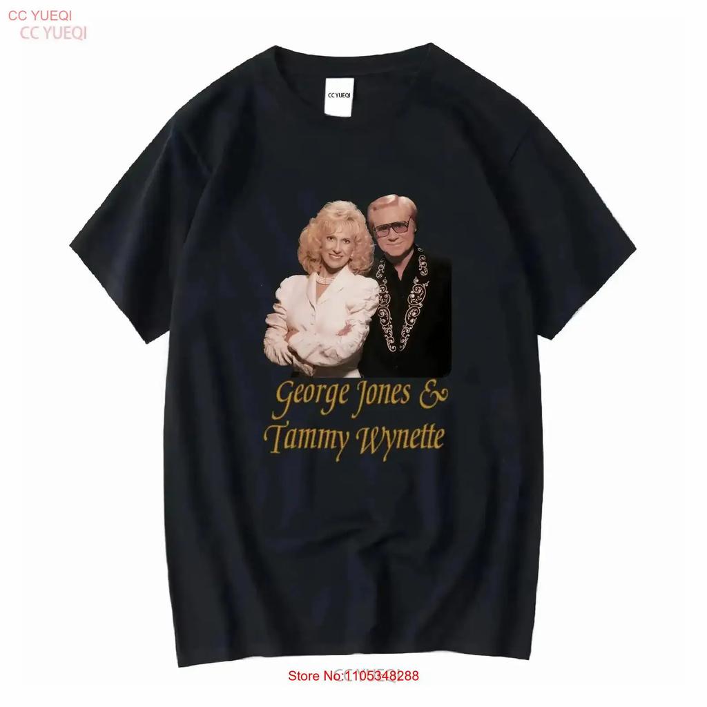 Vintage 1995 George Jones And Tammy Wynette T Shirt Size Large Streetwear Graphic Comfortable Homme Soft Casual Vintage