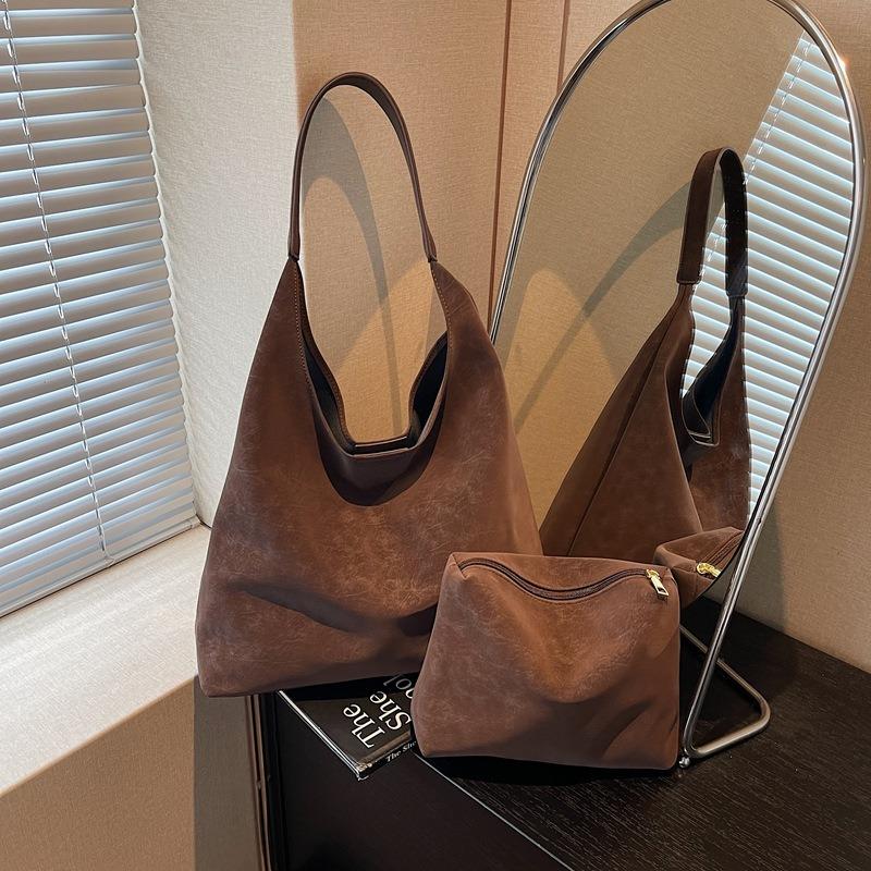 Big bag women's new summer versatile shoulder bag retro large-capacity commuter tote bag