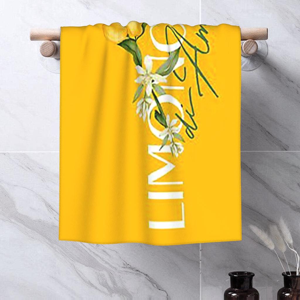 Limoncello di Amalfi Weiches Gesichtstuch Schnelltrocknend Pool Bad Baumwolltücher Saugfähig