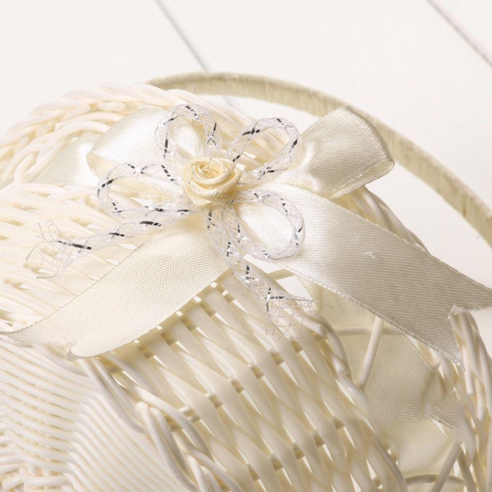 Large Capacity Fruit Storage Bin Handmade Bamboo Flower Basket New Storage Basket