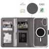 VILI GHA-C Series For iPhone 16 Magnetic Case RFID Blocking Detachable 2 in 1 Leather Phone Cover