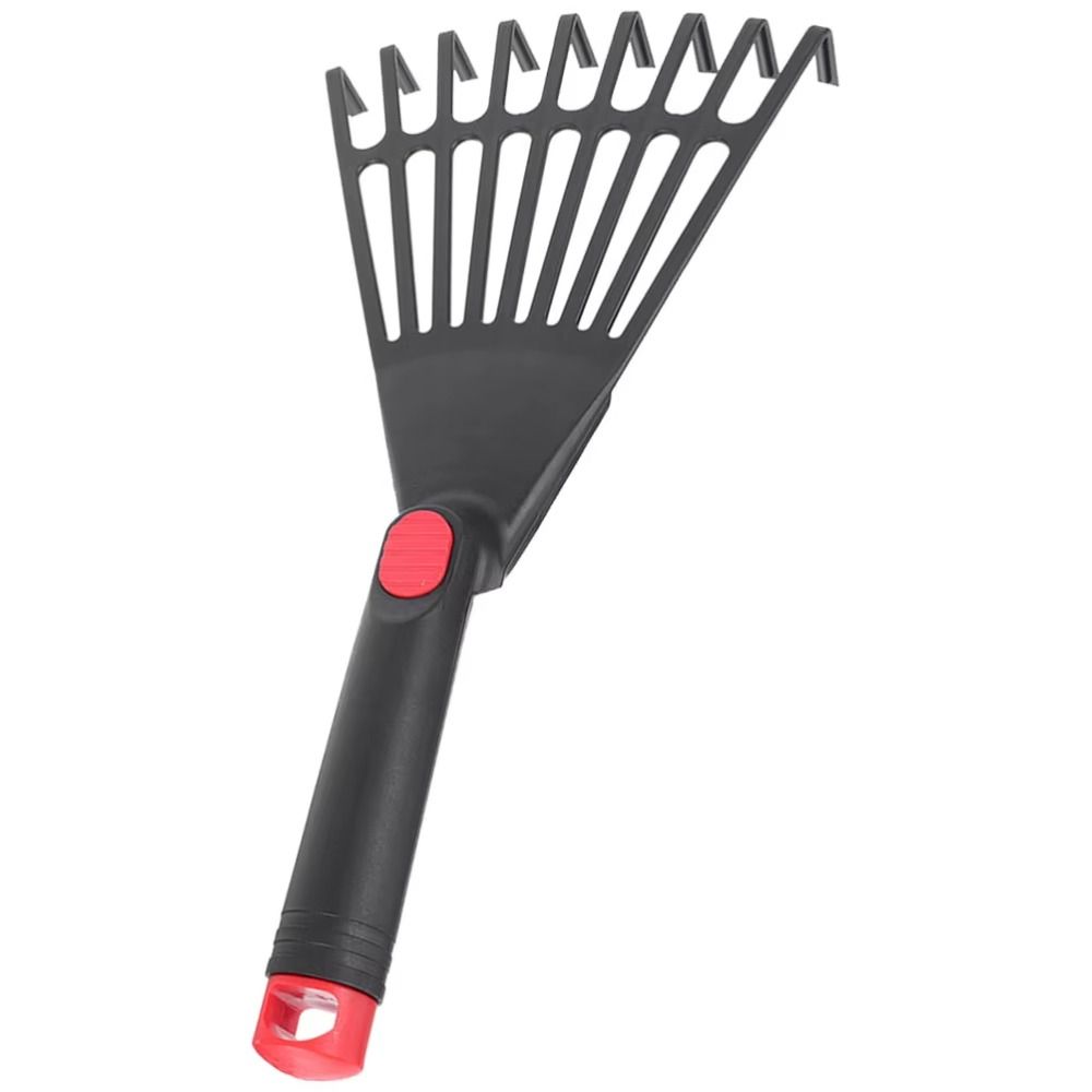 Leveling Gardening Rake Plastic Hand Rake Durable Fallen Leaves Rake  Lawn