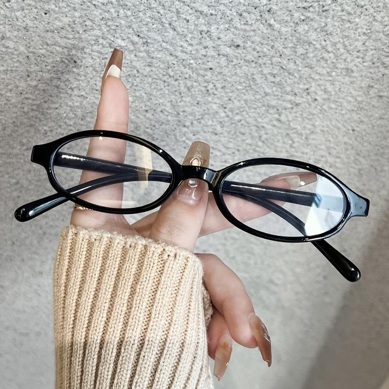 Y2K Retro Japan Korea Small Frame Glasses Female Ins Europe America Brown Color Optical Glasses
