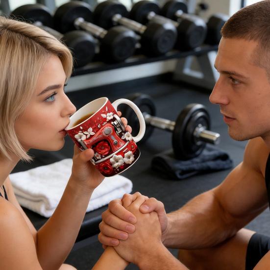 Háčkovaný hrnek Personalizovaný keramický hrnek na kávu Design s háčky a háčkovacími pomůckami Hrnek pro pletařky Dárek pro háčkující maminky Babičku Manželku Dceru