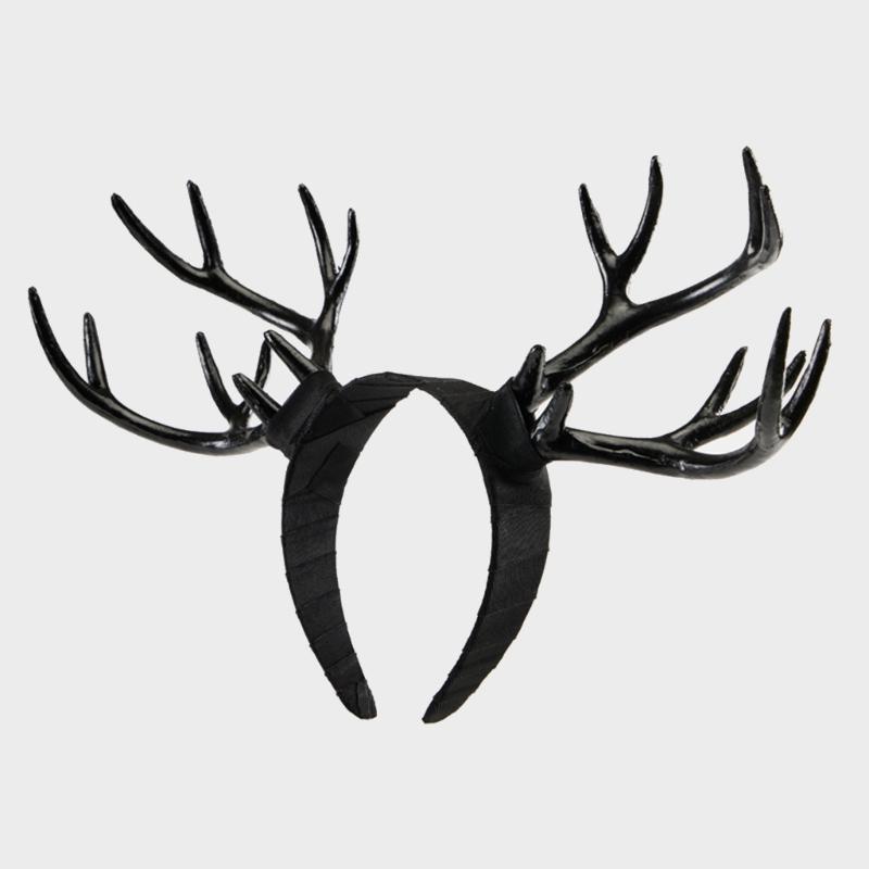 Handgefertigte Hirschgeweih-Haarbänder Mädchen Cosplay Kopfschmuck Hirschgeweih Fursuit Maskenbälle Halloween Cosplay Party