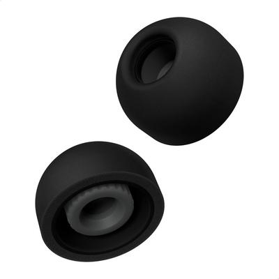 Final FUSION-G Eartips Foam & Silicone Blend, Black, M (4.5mm Shaft, 4mm Length)