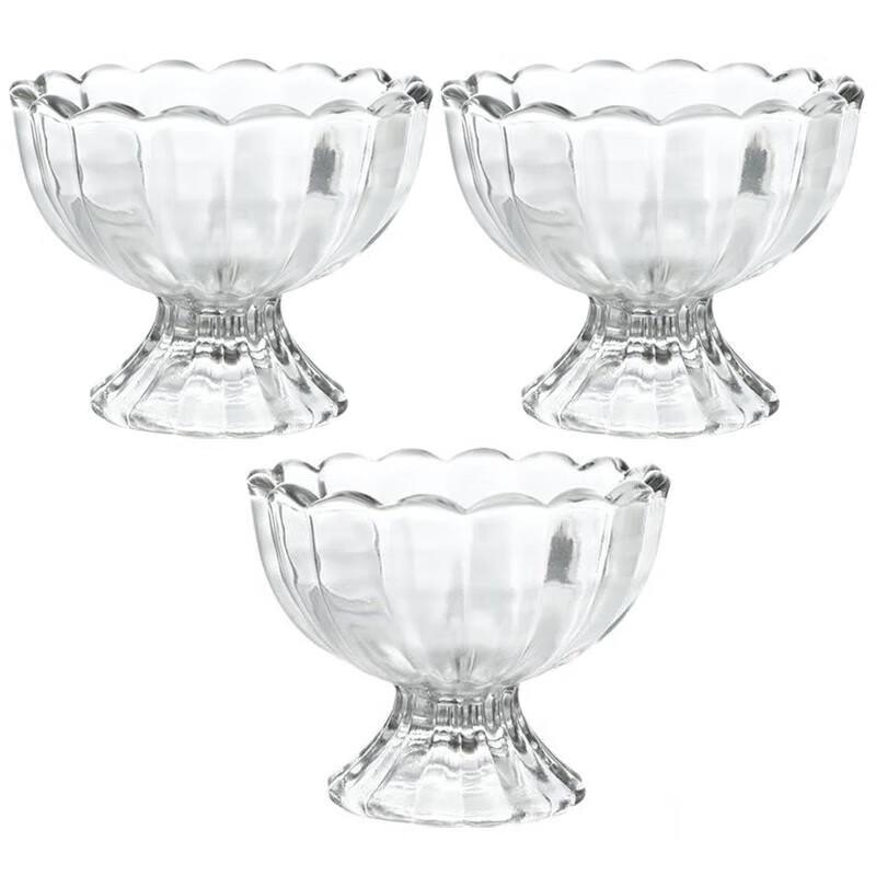 NHZHIW 160ml Düzensiz Cam Salata ve Yoğurt Kasesi