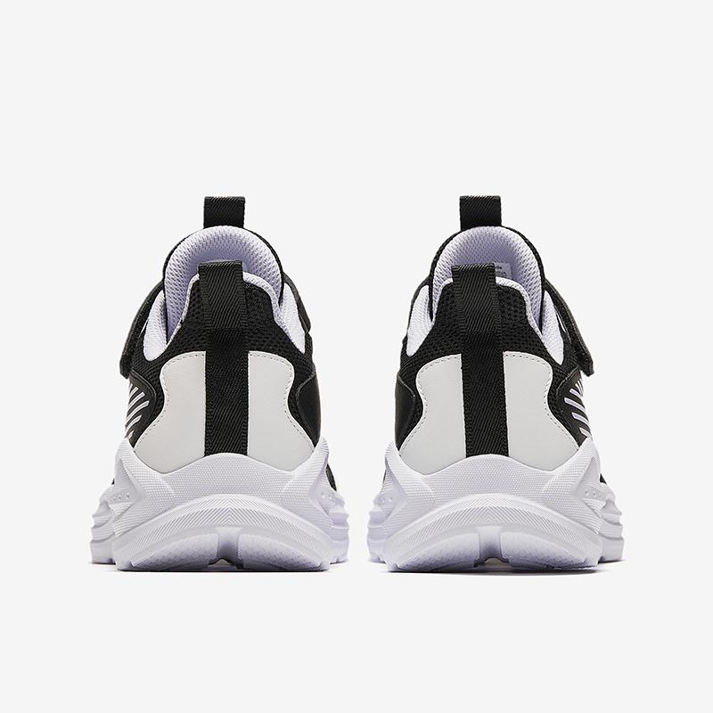 Anta Comfortable Versatile Lightweight Shock Absorbing Low Top Kids Running Shoes Kids Running Shoes Black White Purple A22435522-5