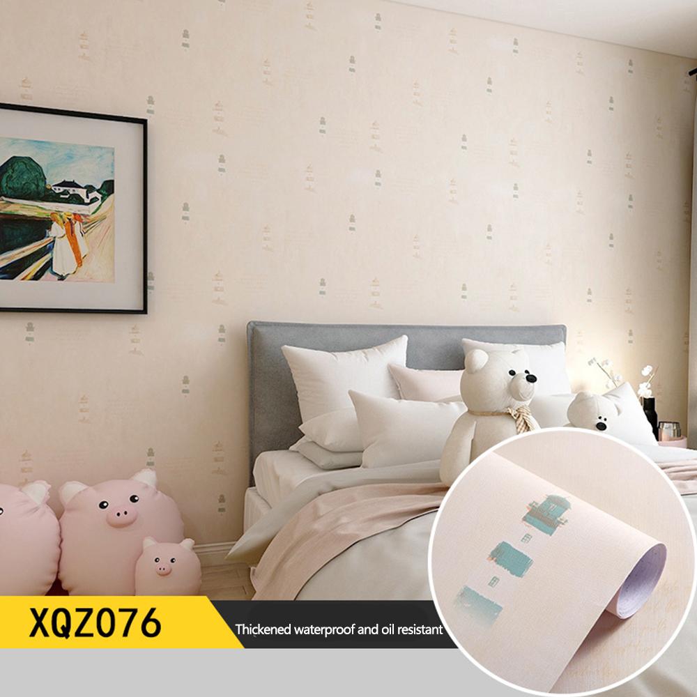 Cartoon Pattern Living Room Bedroom Self Adhesive Wallpapers Waterproof Oil Resistant Home Decoration Adhesive Wallpaper