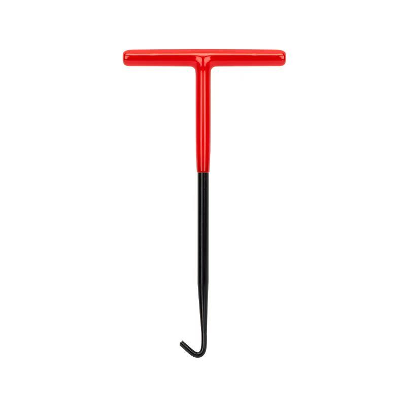 T-Shaped Plastic Motorcycle Exhaust Pipe Spring Pull Hook for Disassembly/Installation.