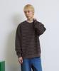ADERNM Pigment Daily Stripe Sweatshirt (Mocka)