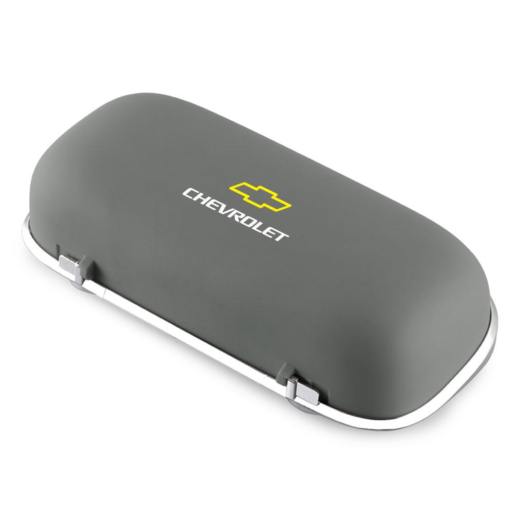 

ABS Car Eyeglass Storage Box Visor Sunglasses Bank Card Ticket Clip For Chevrolet Cruze Sonic Spark 3 Camaro Colorado Volt Aveo