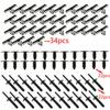 Car Fastner Clips Clips Interior Accessories 1 Set/78pcs Black