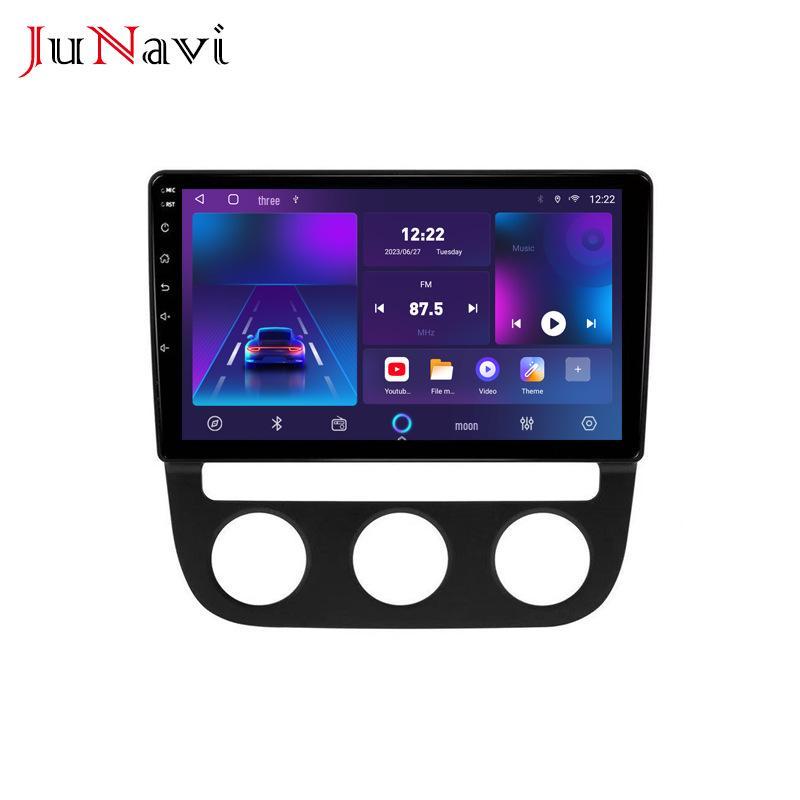 Compatible with Volkswagen Sagitar 06-10: Android Large Screen GPS Navigation with Bluetooth & Wireless CarPlay