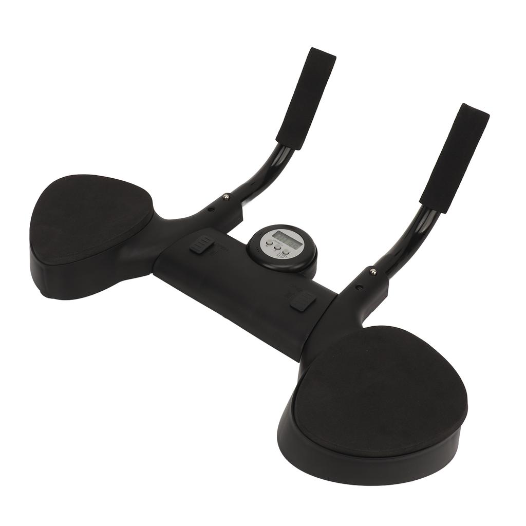 Plank Support Trainer Thickened Elbow Pads Anti Slip Sweat Absorbent with Timer Flat Support