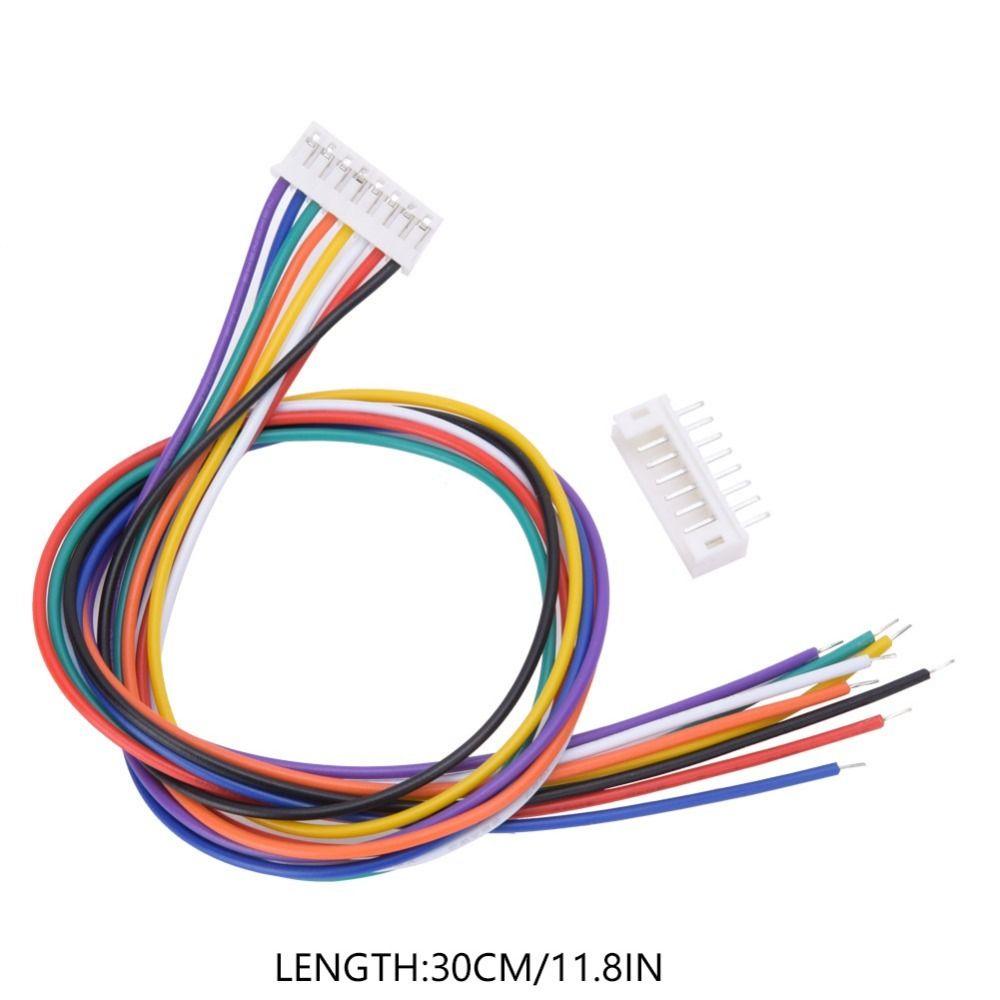 10 Sets Practical 8-Pin for JST PH 2.0mm Connector 26AWG 30cm Length Male Female Connector Wire Cable LED Strip Light