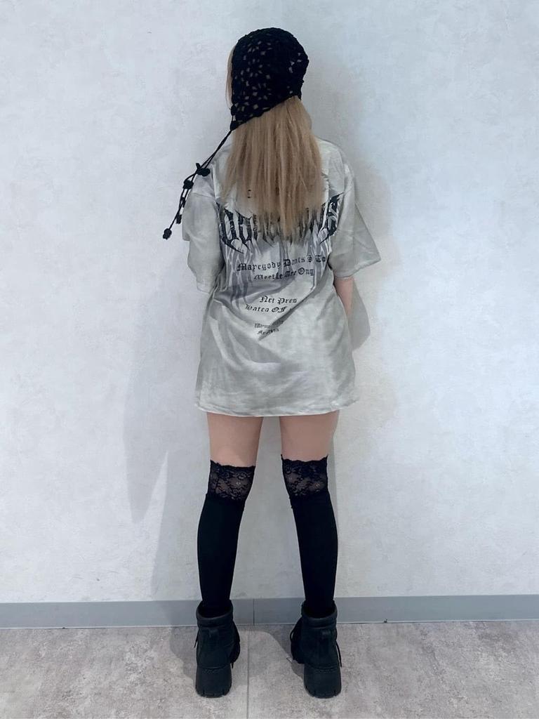 WEGO Figments Short Sleeve Dirty Metal Oversized Short Sleeve Summer Korean Size White T-Shirt, Logo, T-Shirt, Top, Clothes, Style, Women's, F,