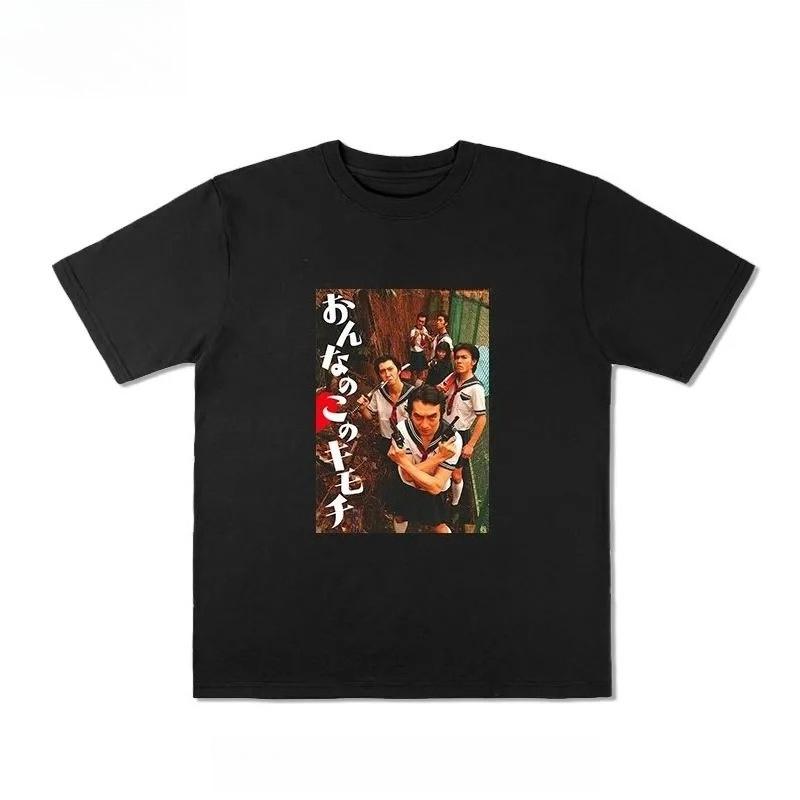 

2025 Autumn and Winter Heavy Pure Cotton Trendy Brand Funny Sculpture Printing T-shirts Men s and Women s Comfortable T-shirts S