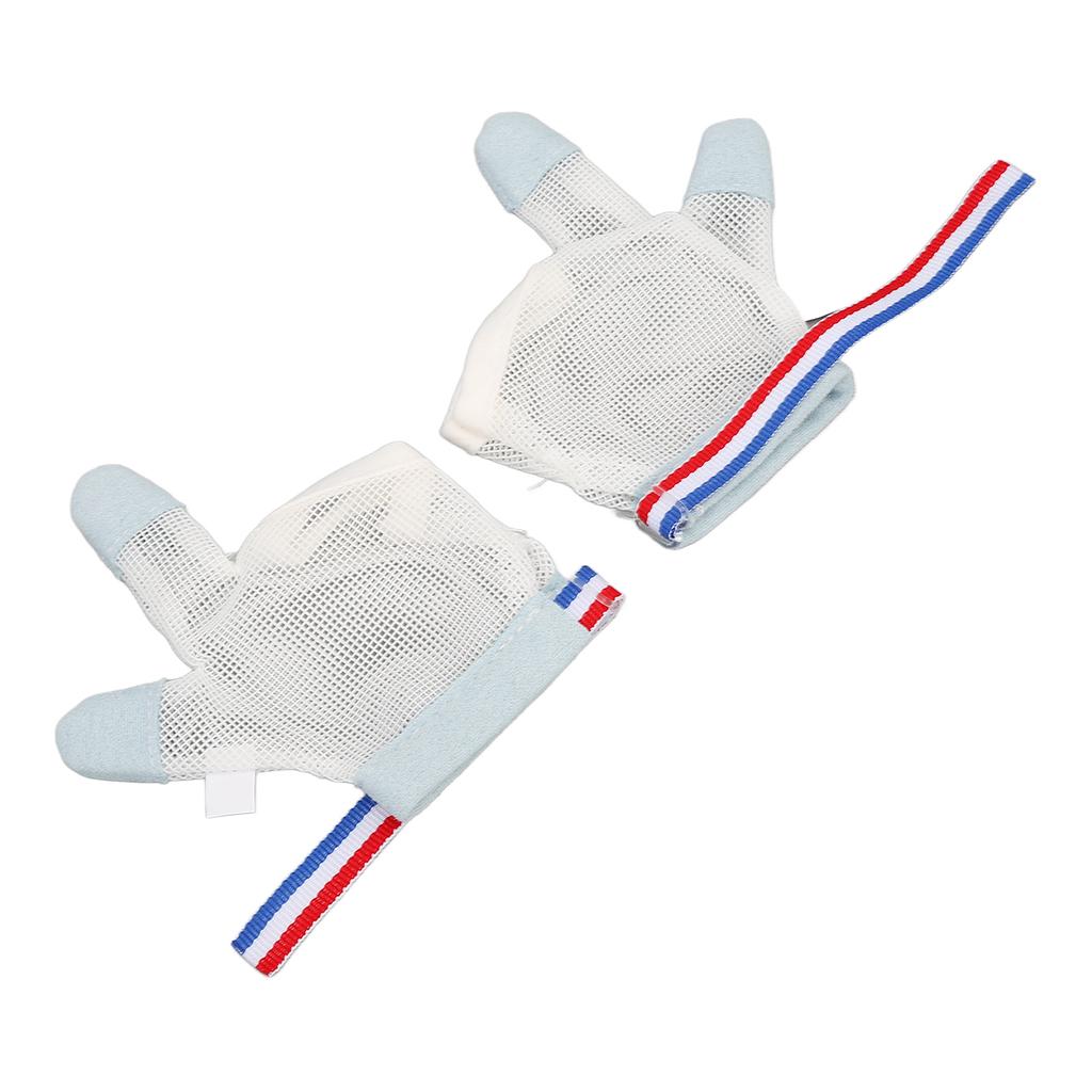 1 Pair Toddler Finger Guard Massage Gums Good Breathability Adjustment Size Comfortable Baby Stop Thumb Sucking Finger