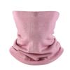Solid color pullover scarf double mask women's fashion fake turtleneck single circle knitted autumn and winter warm neck cover men