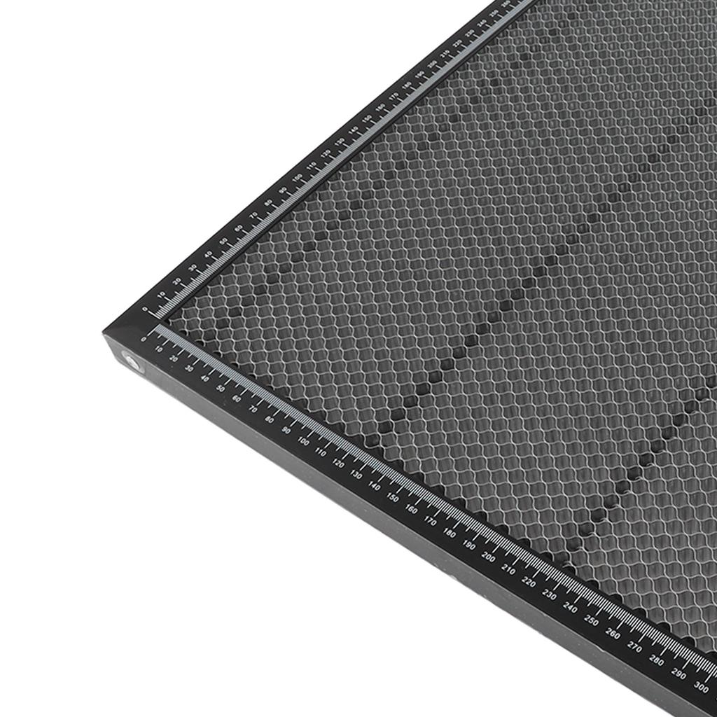 Black Laser Working Table Beehive Panel Robust All Metal Structure Laser Cutting Working Bed Platform