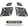 Car Steering Wheel Button Stickers Cover Replacement for Mercedes Benz ML GL GLK GLA CLA CLS SL A B C E G Class Interior Switch Button Decoration