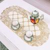 40 * 84 Cm Vintage Embroidered Lace Rectangular Tablecloth For Wedding Party Home Table Decoration S