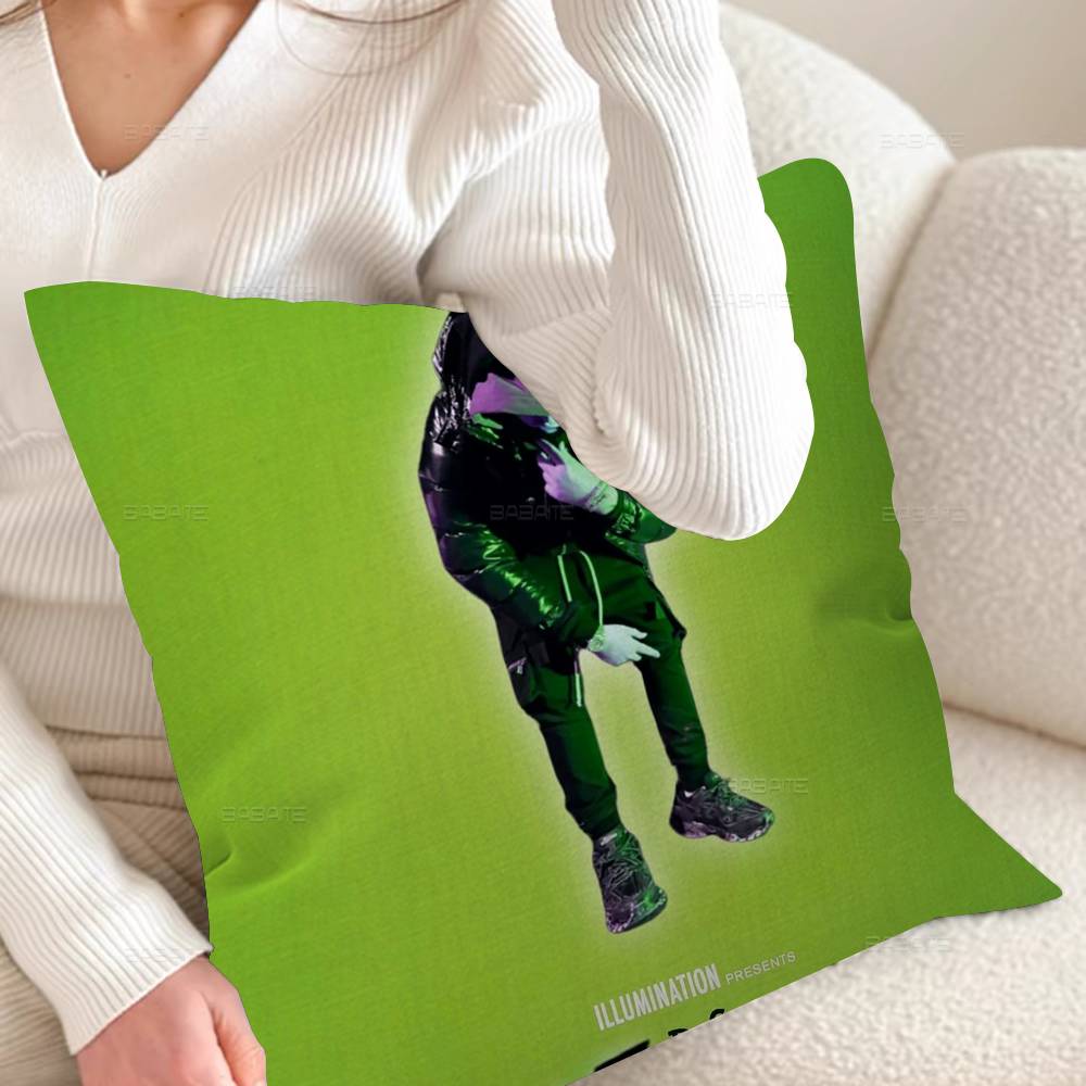 Rapper Y-Yeat Kissen Geschenk Heim Büro Dekoration Schlafzimmer Sofa Auto Kissenbezug Hülle 45X45
