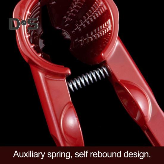 Robuster Nussbaumöffner, Rillenreihen, praktischer Walnussknacker mit Griffverriegelung