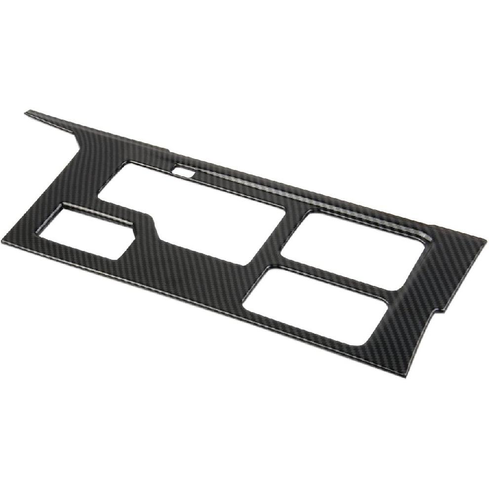 Carbon Fiber Central Control Gear Shift Panel Cover Trim Accessories for Toyota Tundra 2022-2026 Sequoia 2023-2026 4WD