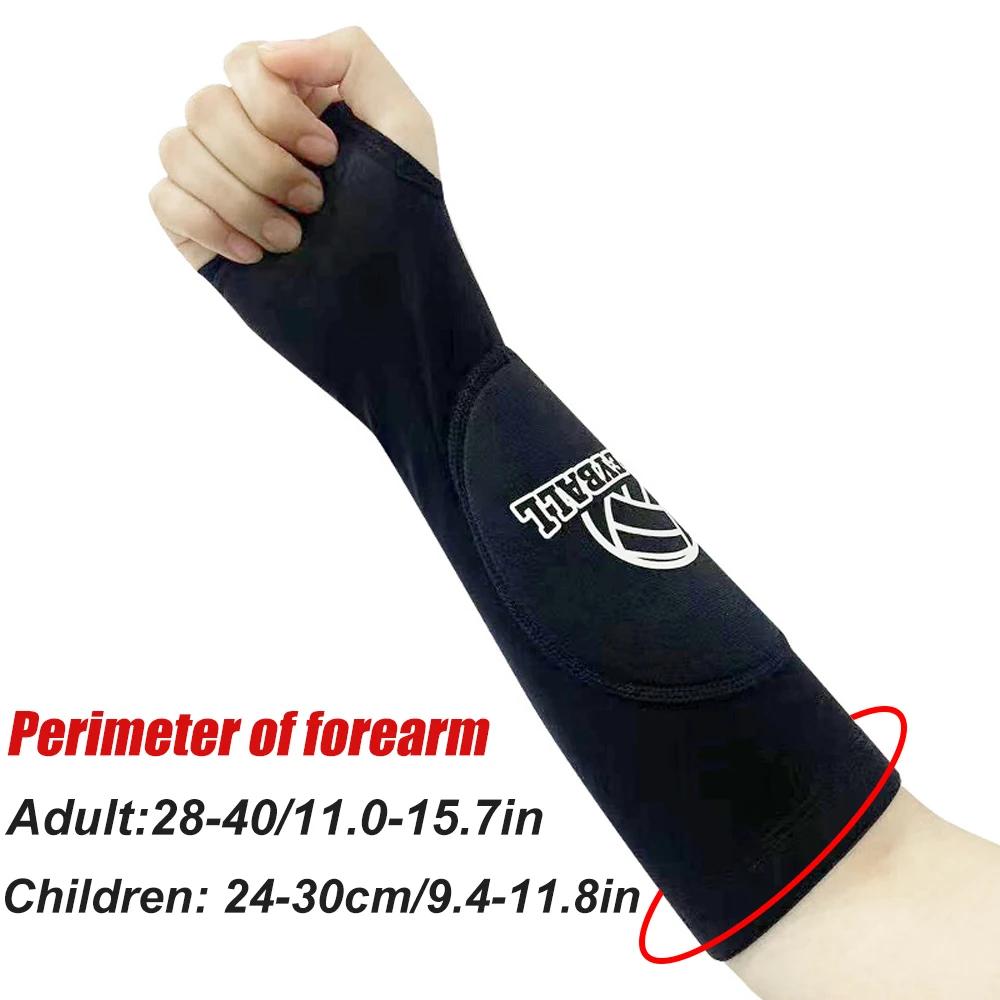 1 Pair Volleyball Arm Sleeve Gloves Forearm Compression Support Brace Protector Sport Guard Training Basketball