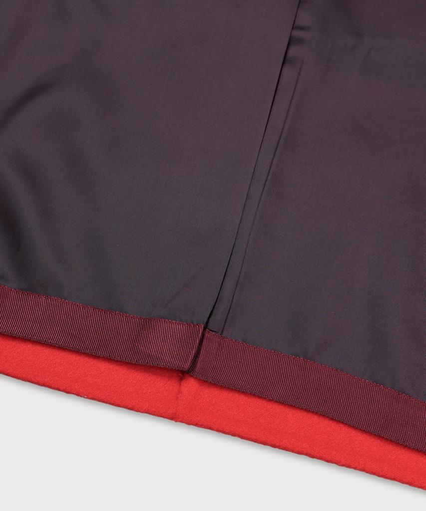Musee Zaha Merino Wool Handmade Short Coat_Red