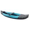 Kayak Plegable para 2 Personas Portátil Protección Solar PVC Grueso Canoa Inflable para Pesca