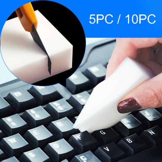 5/10Pcs Car Multipurpose Rectangle Stains Remove Magic Cleaning Eraser Sponge