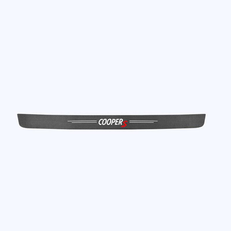

1pc Car Trunk Bumper Decorative Protective Film Stickers for Mini Coopers Works R56 R50 R51 R52 R53 R52 R55 R58 R59 Countryman 1pc For COOPERS
