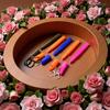 3 In 1 Emergency Ballpen With Led Flashlight & Whistle Keychain