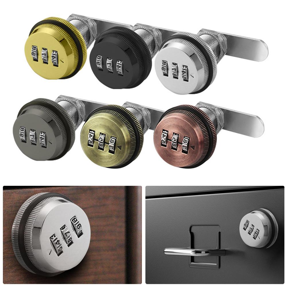 For Office For Home For School Password Lock Cabinet Lockers 3 Digital Code Box Lock Combination Lock Mail Lock