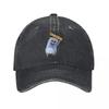 Grizzy Cartoon Tabodi Unisex Baseball Caps Distressed Washed Hats Cap Vintage Outdoor Running Golf Gift Sun Cap