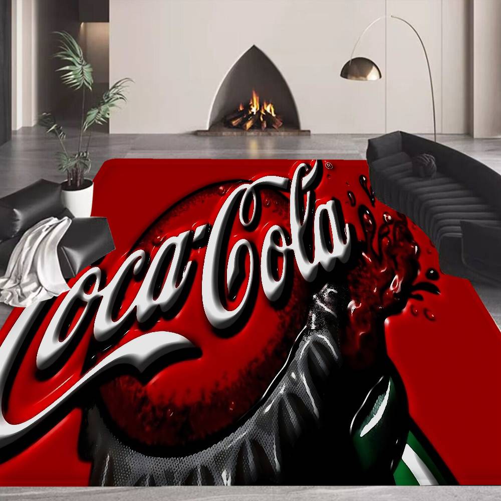 Mata podłogowa C-Coca C-Cola Antypoślizgowa Mata do pralni Wystrój pralni Balkon Pokój dziecięcy Mata przy łóżku