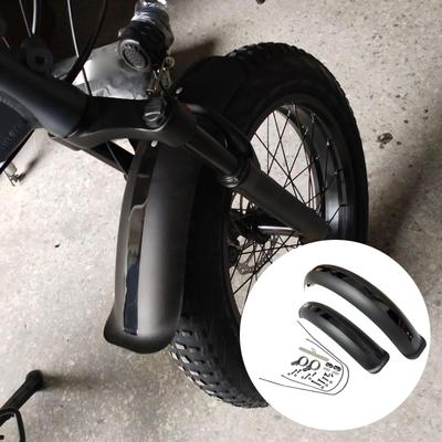 Bike Fenders 20" X4.0 Fat Tire Mud Guards Fender Set Mudguards For BMX Folding Snow E-Bike Bicycle MTB Cycling Accessories Black