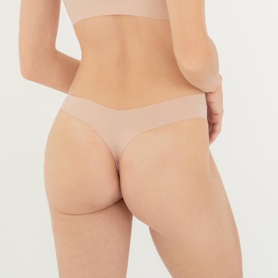 Replutz Confident Thong M (+2 Antibacterial Pads) (beige/black)