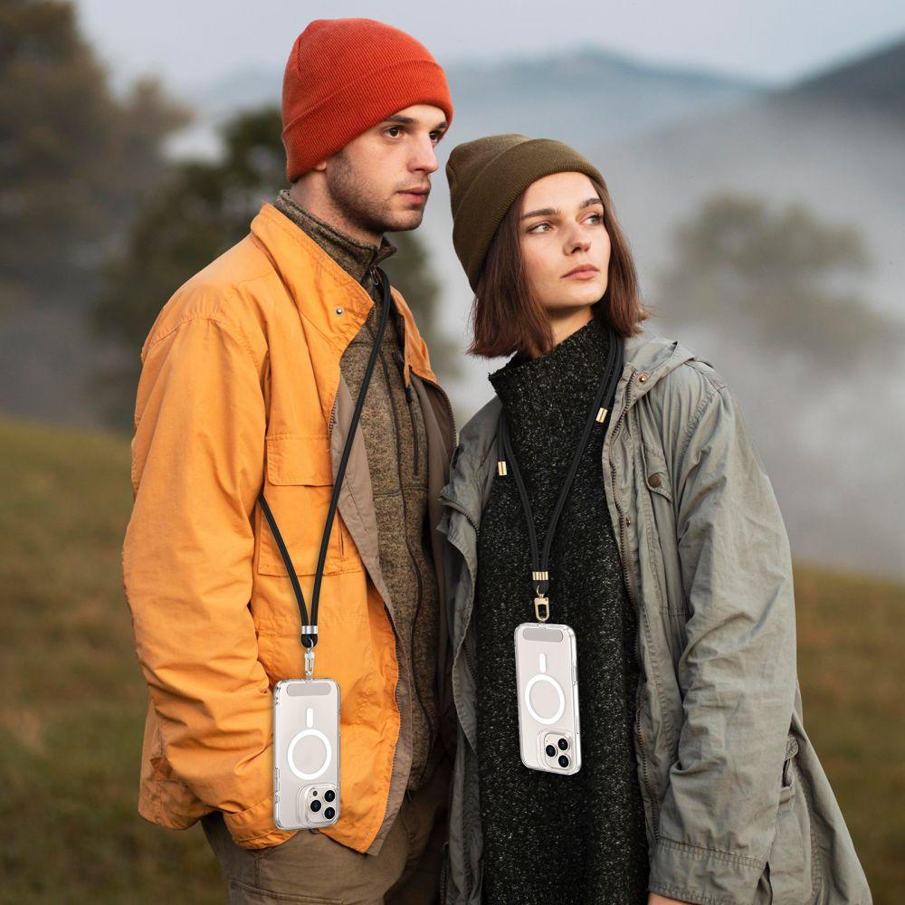 Tech-Protect C7S Rope Crossbody Strap Black/Gold