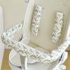 Soft Breathable Cotton Baby Strollers Accessories Set Easy To Install Baby Strollers Handle Cover Set for Safety & Comfort