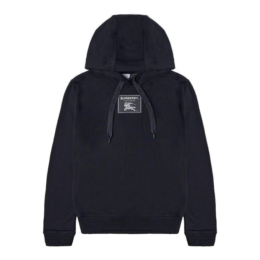 Burberry Prorsum Label Cotton Hoodie Black/Black 80634751