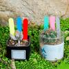 100Pcs/Bag Horticultural Ground Sign Easy To Write Waterproof with Hole Nursery Tray Round Head Succulent Plants Plant Label Garden Supply