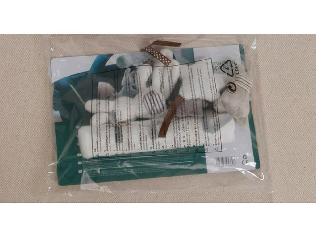 Bed Hanging Plush Rabbit Toy for Babies