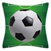 Rugby Football Basketball Printed Pattern Square Polyester Cushion Cover for Home Living Room Sofa Decoration Pillowcase 45x45cm